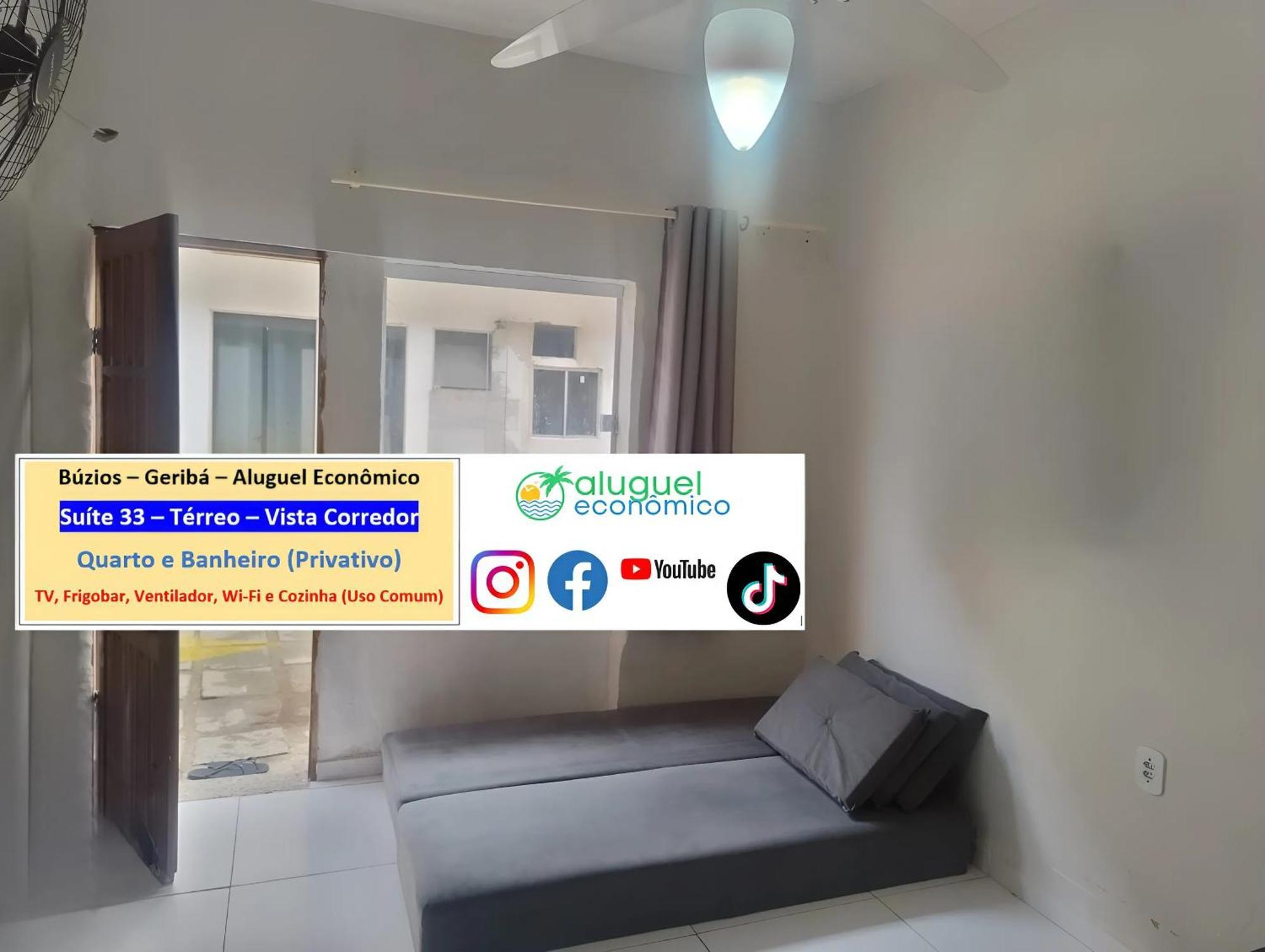 Buzios - Geriba - Suites - Aluguel Economico 外观 照片